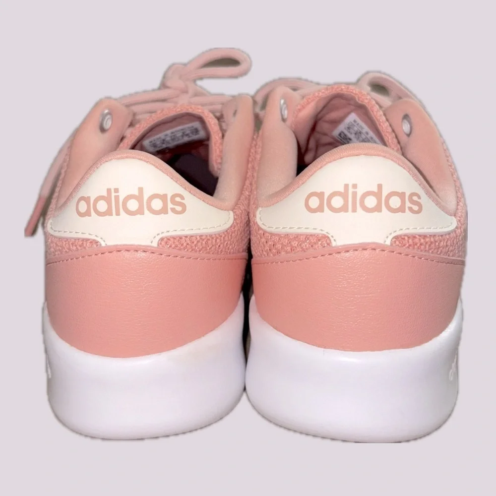 Adidas Womens Cloudfoam QT Racer AW4004 Coral Running Shoes Sneakers Size 6